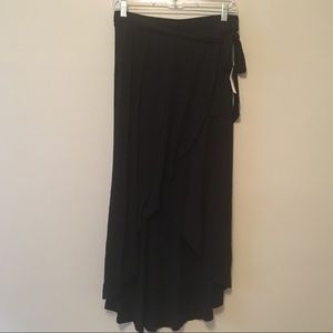 Black Jersey Skirt